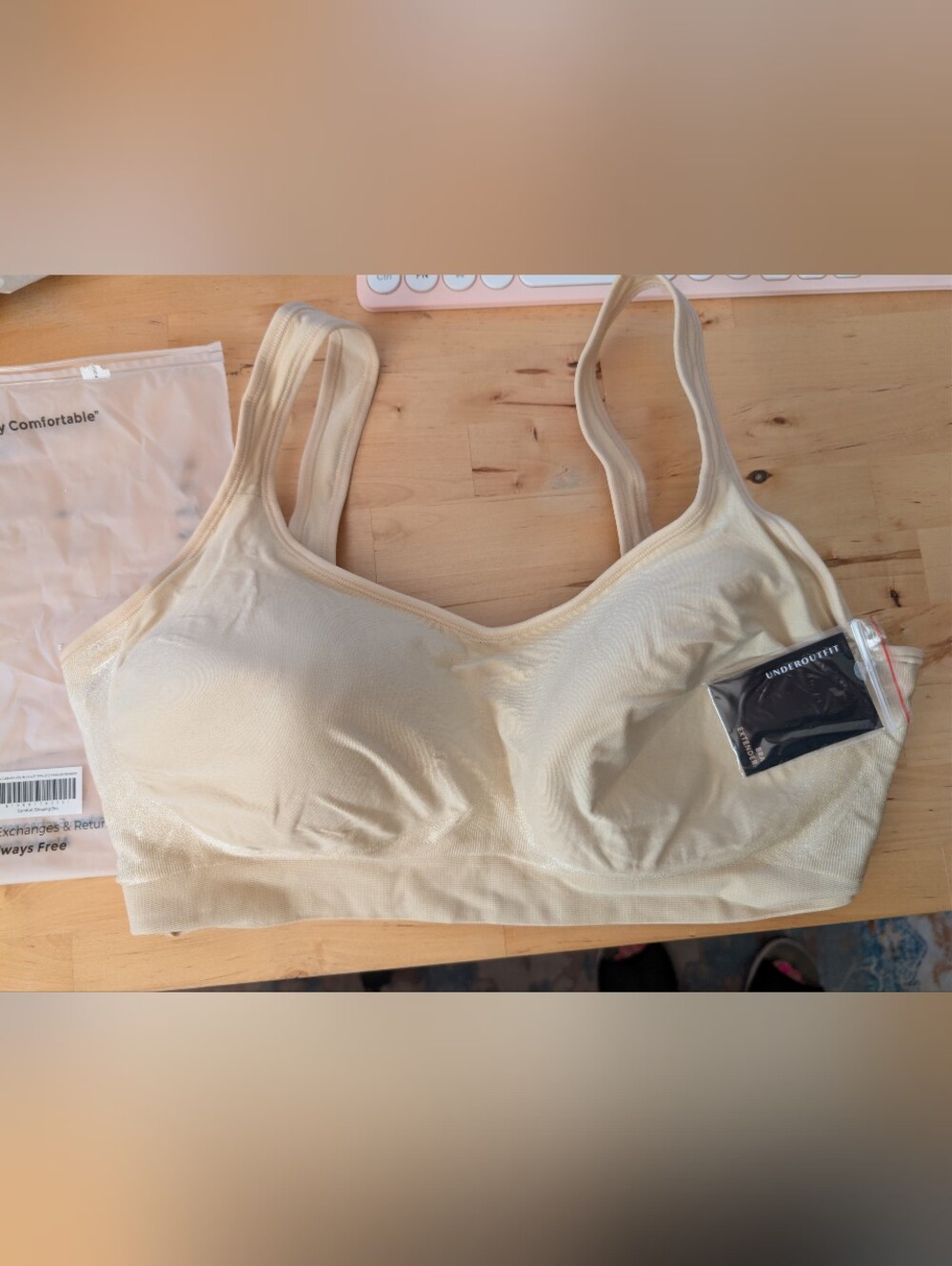 Underoutfit Comfort Shaping Bra -Sand - 3X NWT